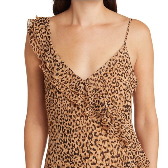 CHARLES HENRY | Tiered Leopard Print Ruffle Dress, Size M, NWT - Picture 15 of 16